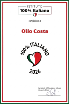 Auszeichnung 100% italienisch italiano